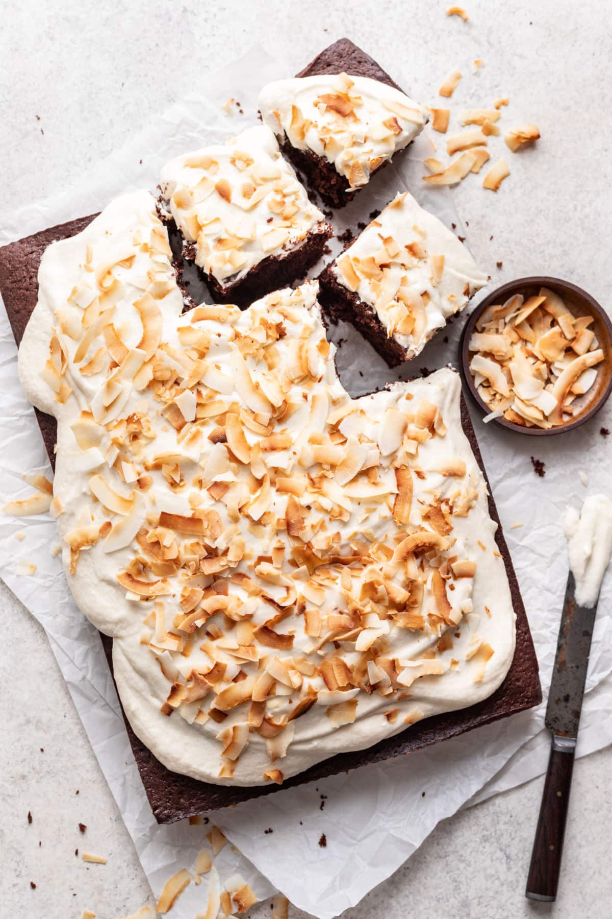 Gâteau au Chocolat et à la Noix de Coco