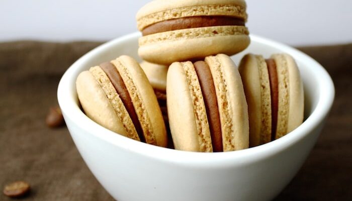 Macarons au Café et Baileys