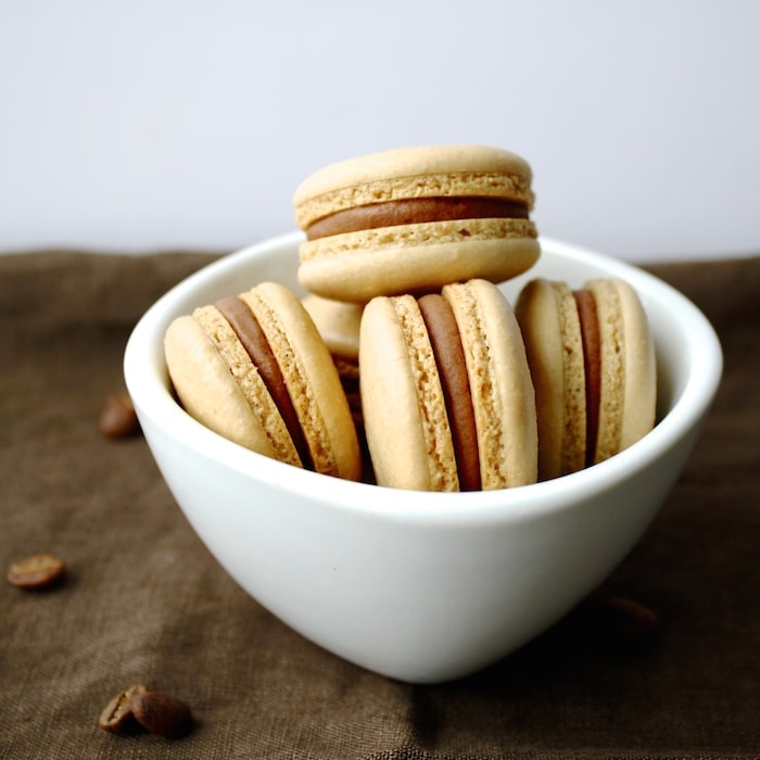 Macarons au Café et Baileys