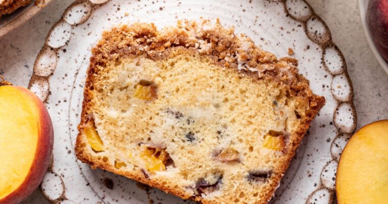 Gâteau aux Pêches et à la Croûte