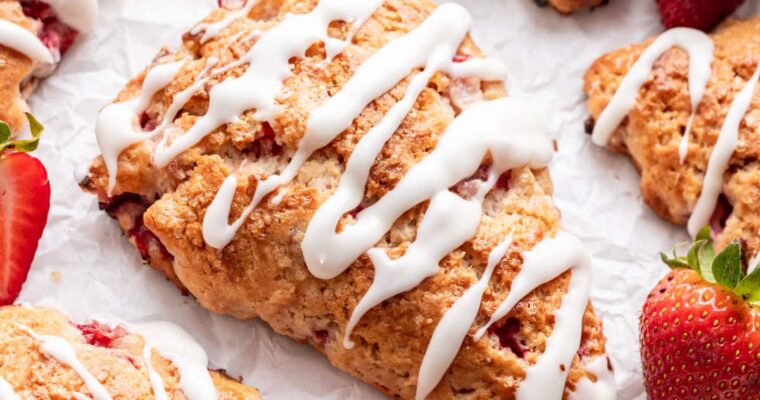 Scones aux Fraises