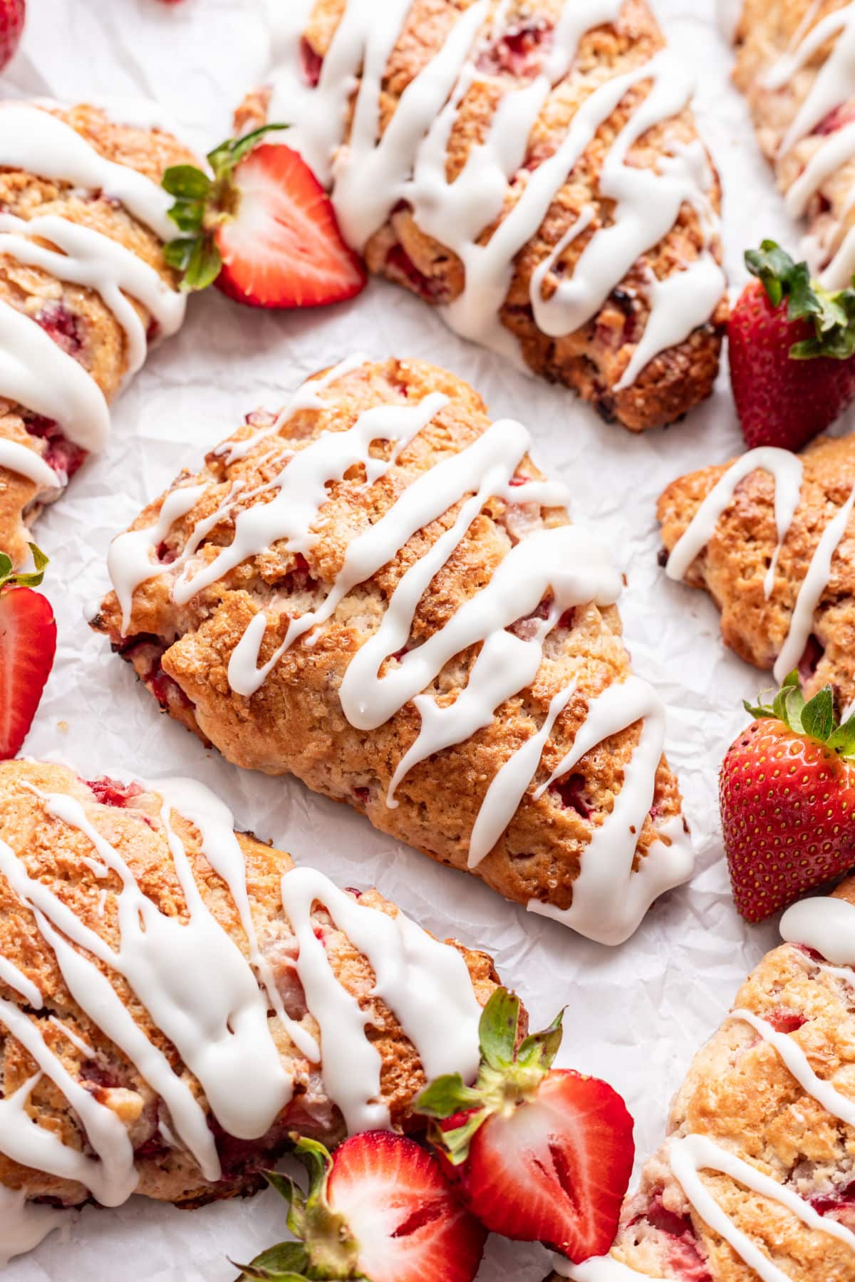 Scones aux Fraises