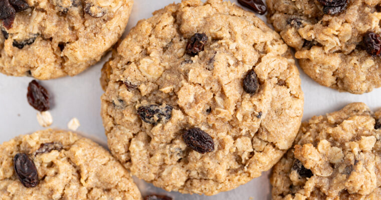 Meilleure recette de cookies aux flocons d’avoine et raisins secs