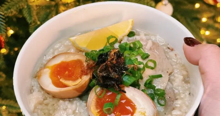 Super facile Arroz Caldo : Congee de poulet philippin