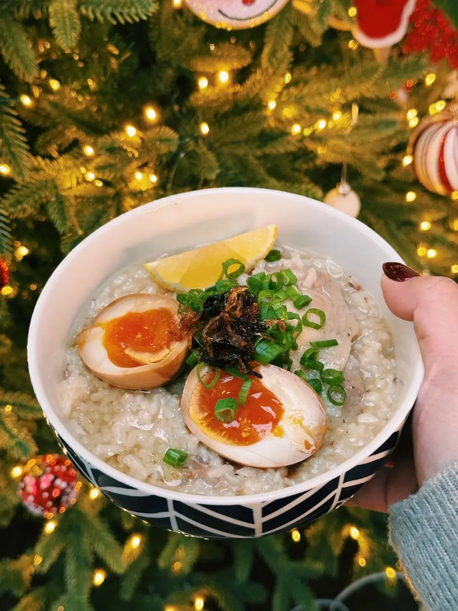 Super facile Arroz Caldo : Congee de poulet philippin