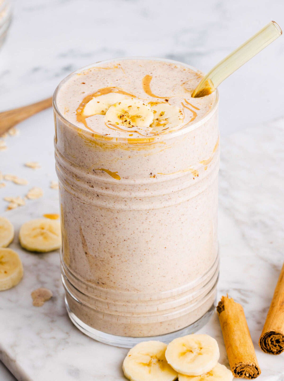 Smoothie Santé à la Banane et Aux Flocons d’Avoine