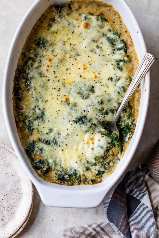 Gratin d’épinards – Skinnytaste