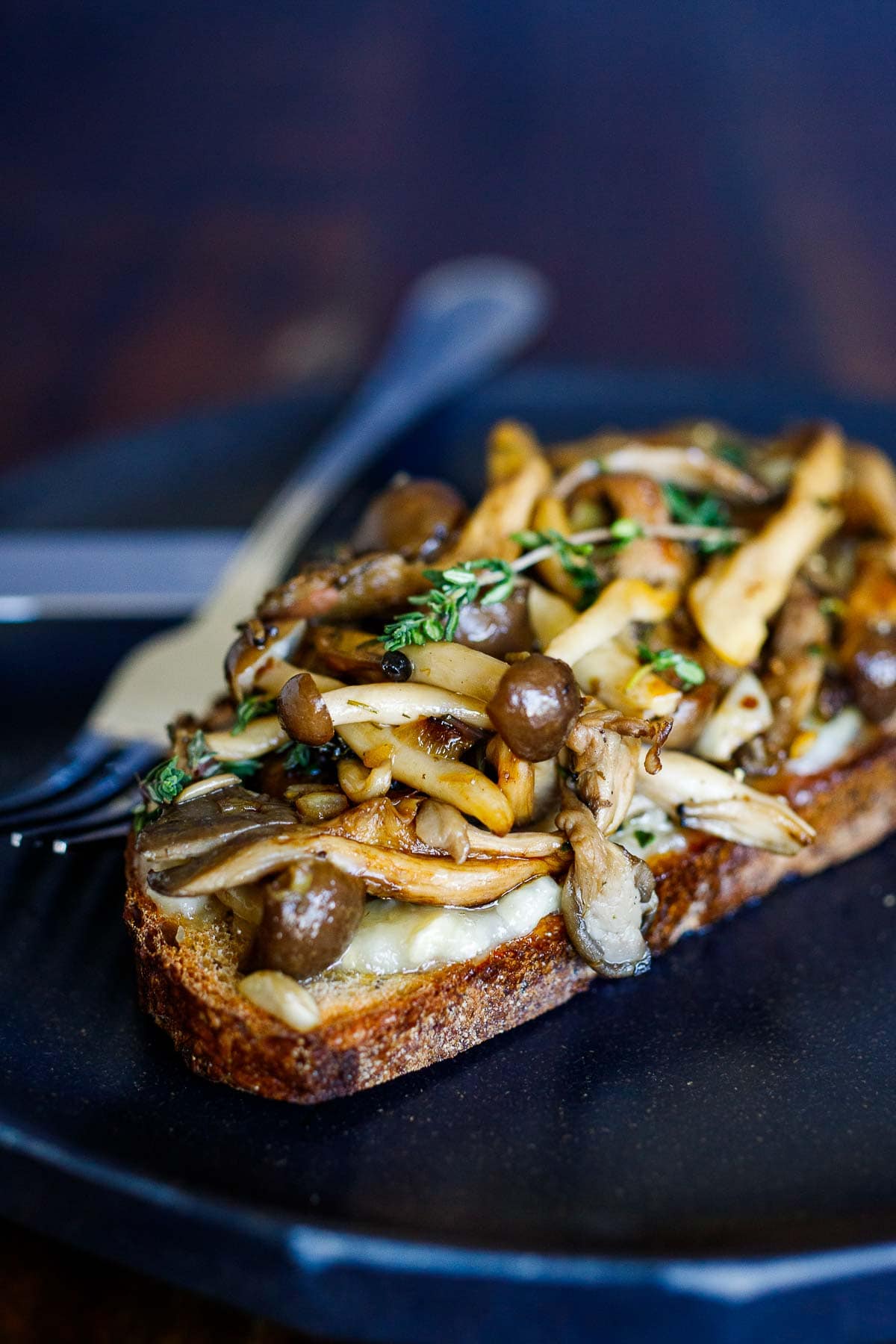 Toast aux Champignons