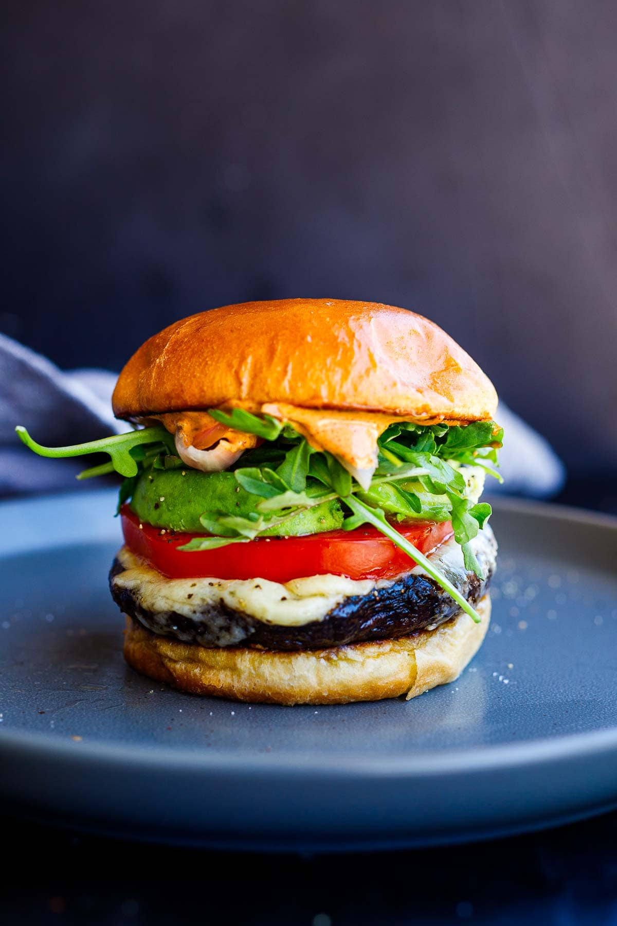 Burger de champignon Portobello