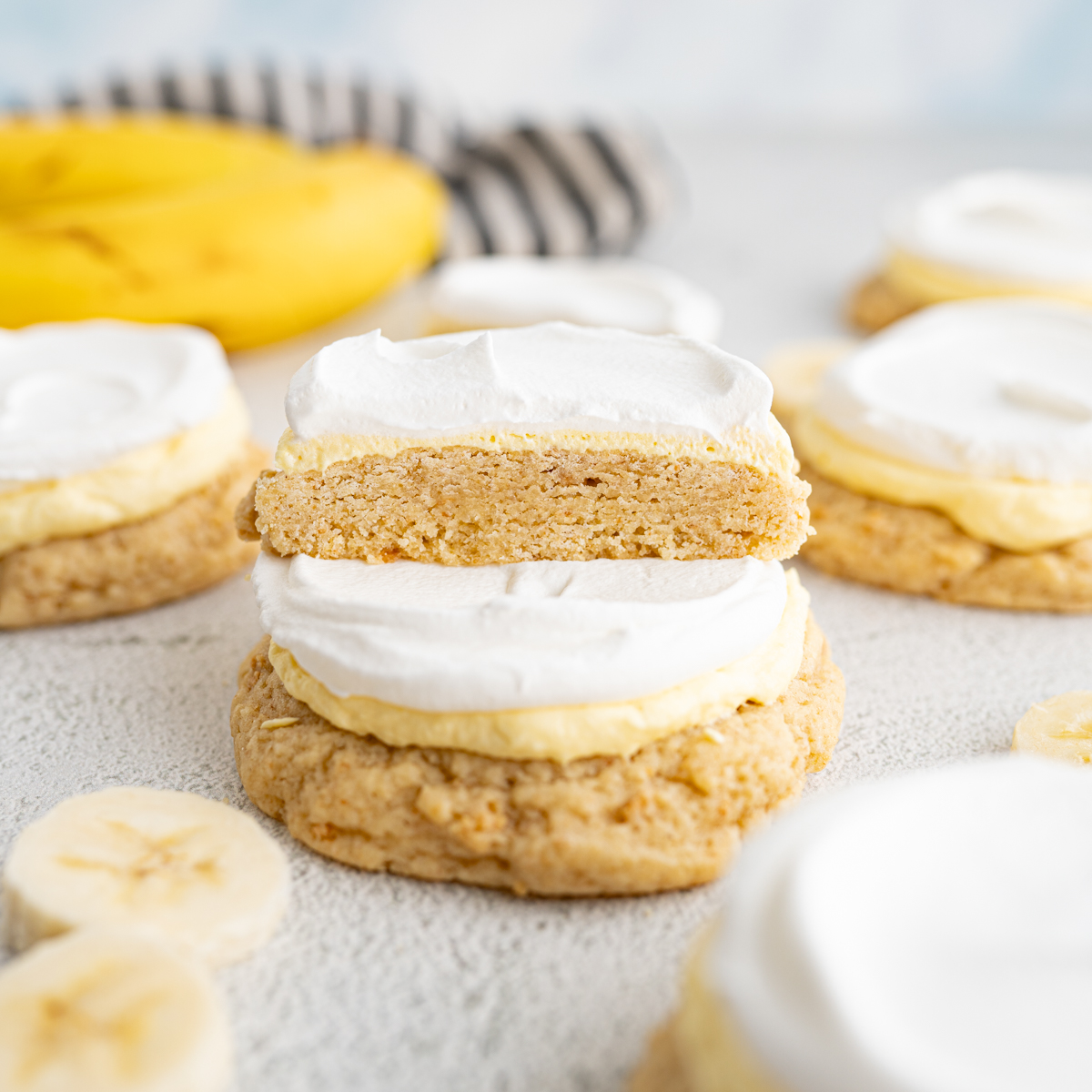 Tarte à la Crème de Banane – Des Cookies à Profusion