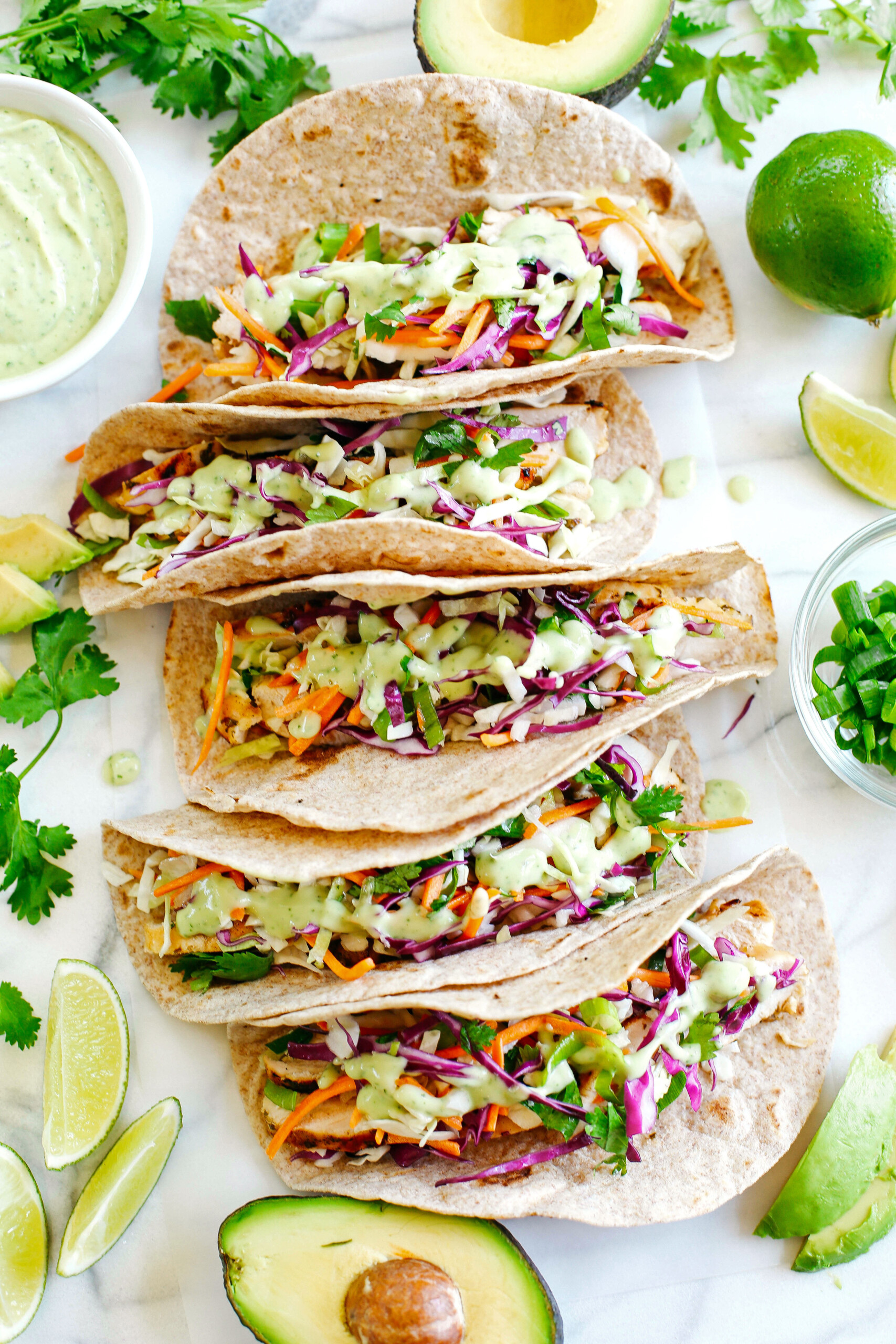 Tacos de Poulet Coriandre-Citron Vert –