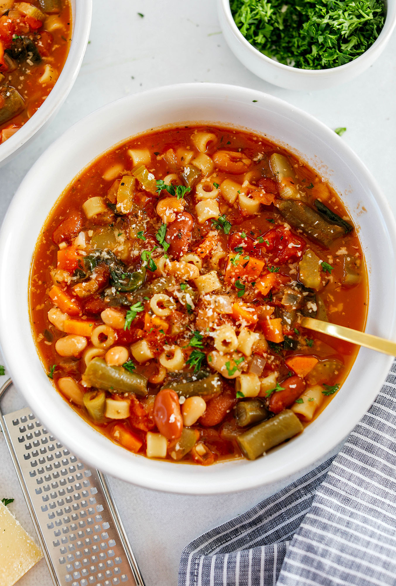 Soupe minestrone de l’Olive Garden – Mangez pour rester mince