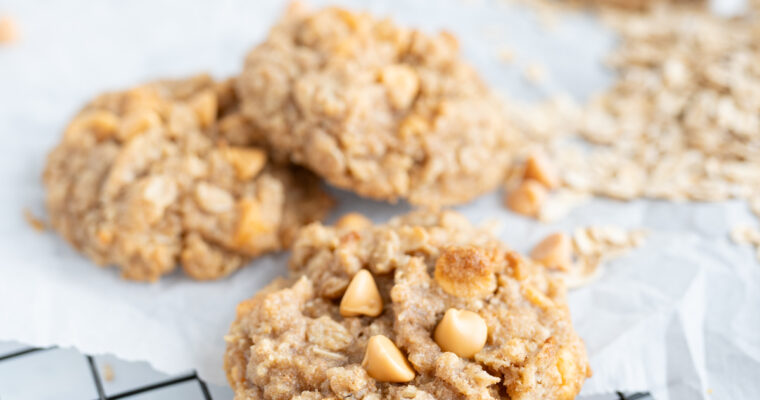 Recette de biscuits à l’avoine et au beurre de caramel (Scotchies)