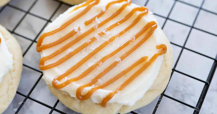 Biscuit au sucre caramel salé en spirale