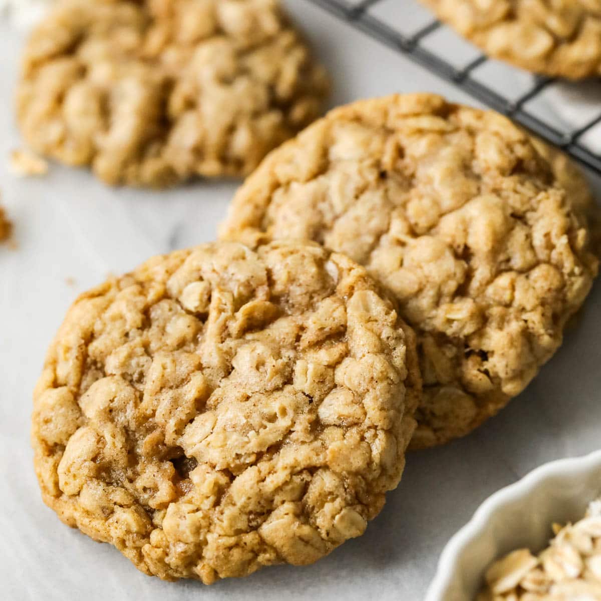 Biscuits à l’avoine au levain