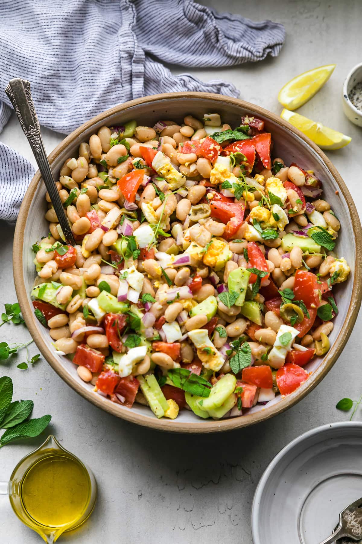 Salade de Haricots Blancs | Repas Riche en Fibres