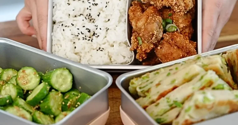 Boîtes à Lunch en 25 Minutes avec Protéines, Glucides et Légumes