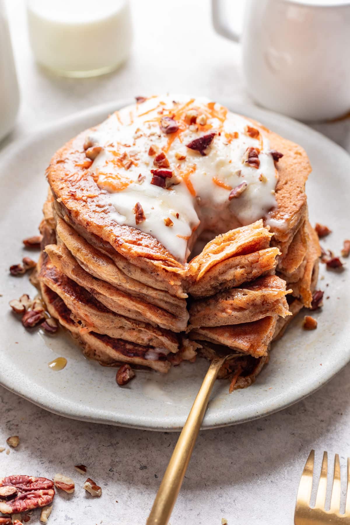 Crêpes au gâteau de carottes – J’adore cuisiner