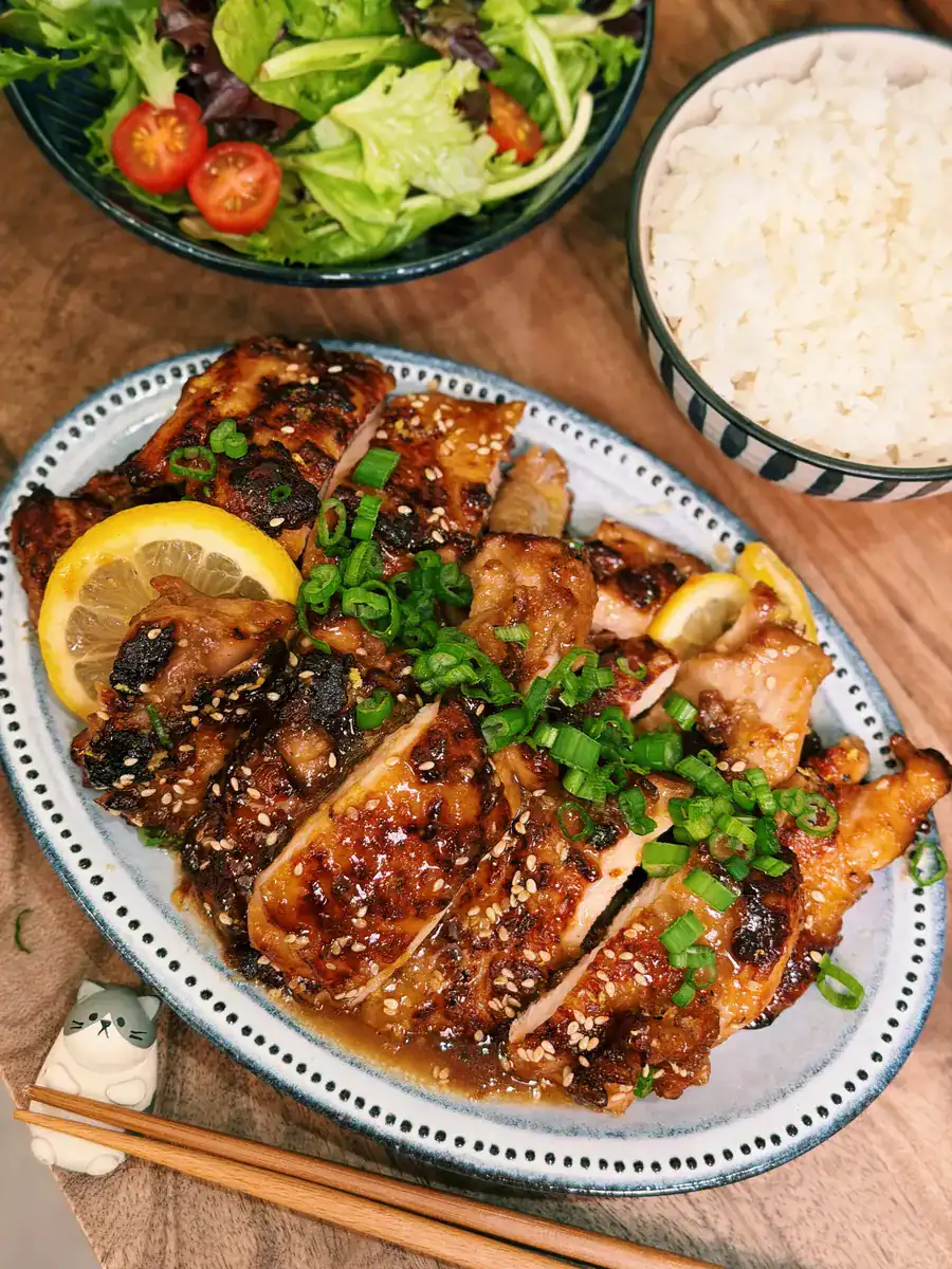 Poulet aux Cuisses Glacées au Miel et au Citron