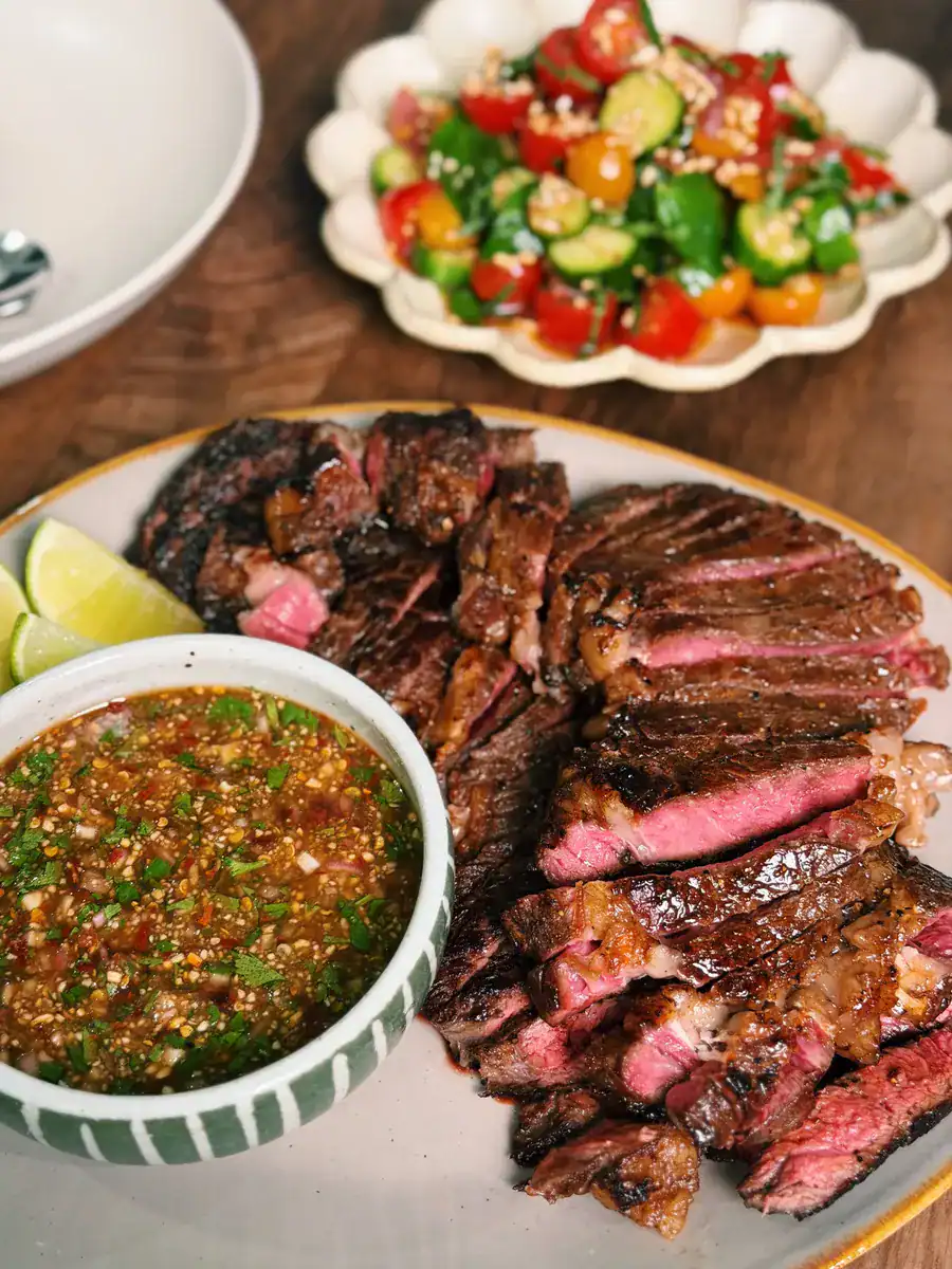 Steak Thaïlandais du Tigre Qui Pleure (Suea Rong Hai)