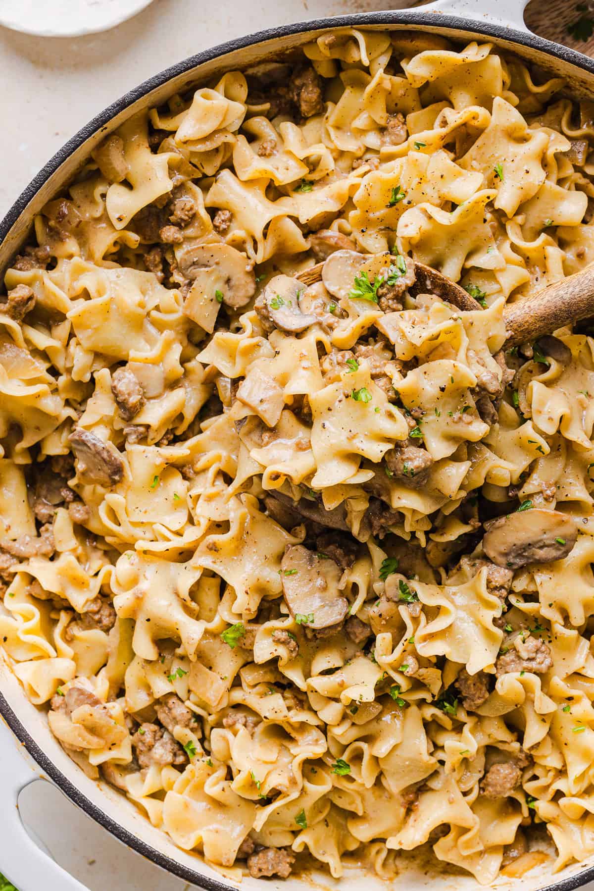 Stroganoff de Bœuf Haché Santé – Mangez Mince