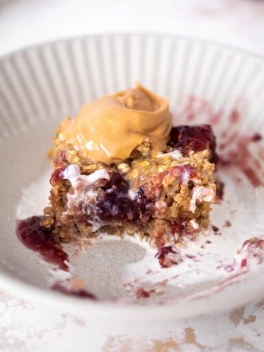 Peanut butter and jam baked oatmeal 15 scaled.jpg
