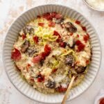 Riz au bœuf haché et œuf riche en protéines