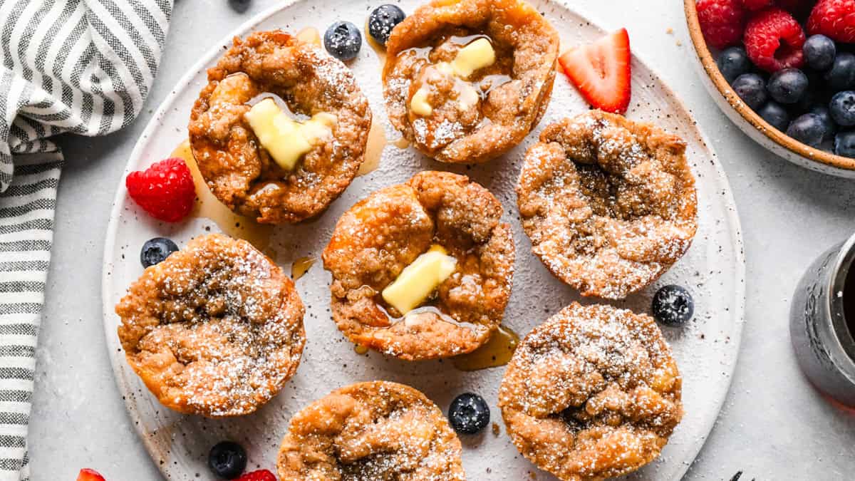 Muffins de Pain Perdu – JoyFoodSunshine
