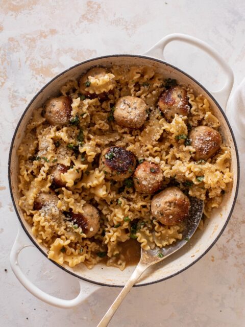 Garlic butter chicken meatballs and noodles 5 scaled.jpg