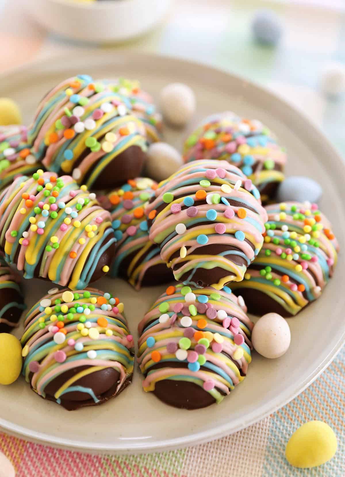 Œufs au chocolat et beurre de cacahuète sains