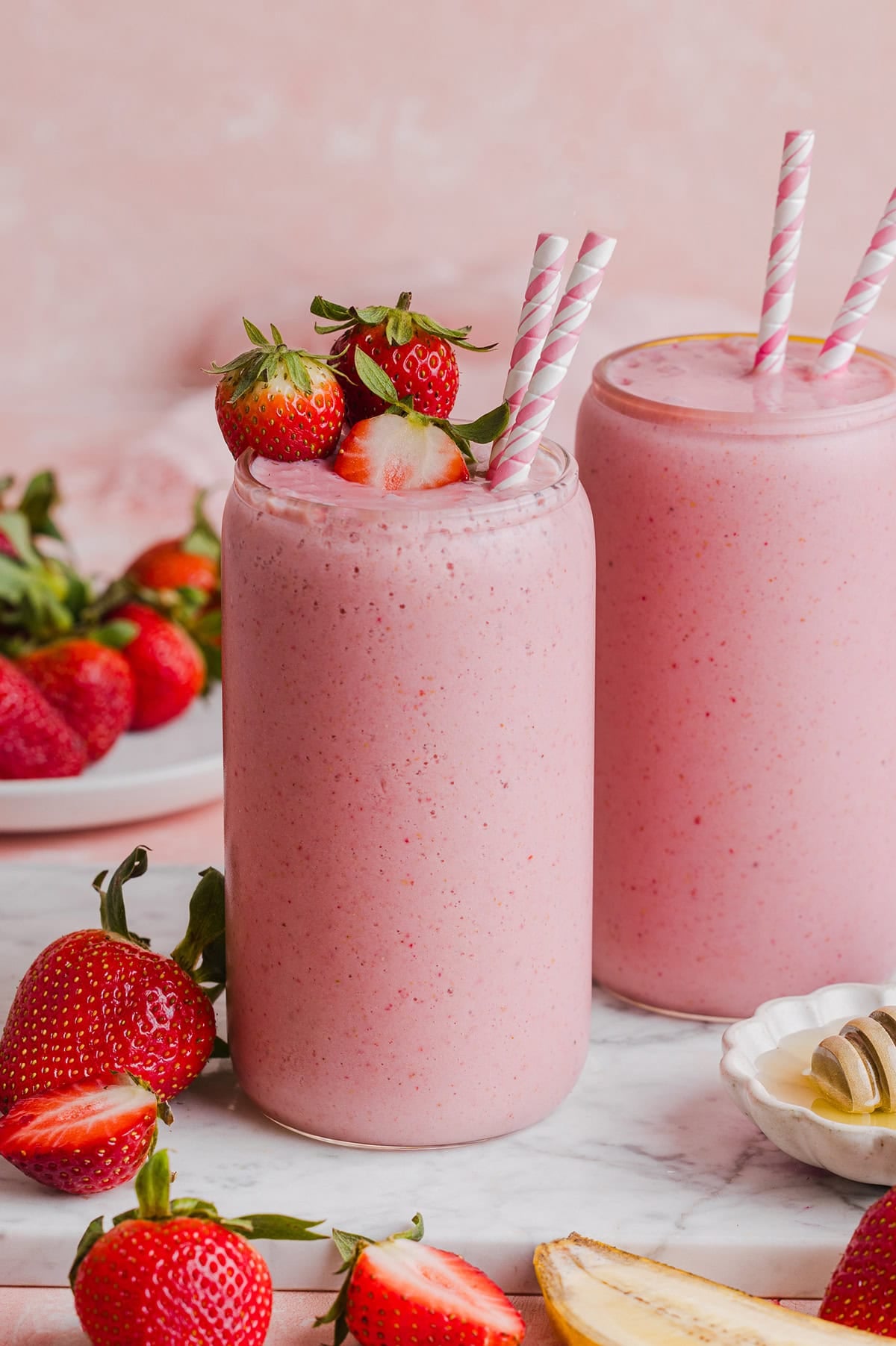 Smoothie Fraise-Banane – Manger pour Maigrir